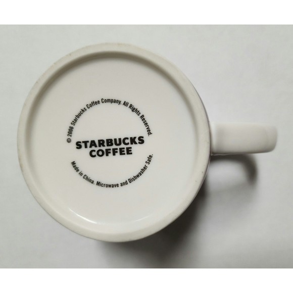 2006 Starbucks Ceramic Coffee Tea Mug Product of Guatemala Brown Rustic Orange - Picture 6 of 7